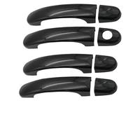MNGNCBXWK Para VW Touran Caddy Para Transporter T5 2003-2015 Embellecedores Cromados Para Manijas Puerta Laterales Exteriores Tiradores Exteriores De Coche(Black)