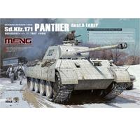 Meng-Model TS-046-1 :3 5 Alemán Medium Tank Sd.Kfz.171 Panther Ausf.a Early