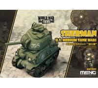 (MNGWWT-002) - Meng Model - M4A1 Sherman U.S Tank World War Toon