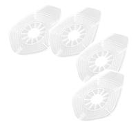 MNHCAC 4PCS Protectores Limpiaparabrisas Coche, para Hyundai Santa Fe 2024 2025 2026 Silicona Limpiaparabrisas Brazo Agujero Protector Cubierta de Polvo, Transparent