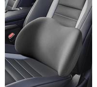 MNHCAC Reposacabezas Asiento Coche y cojín Lumbar para Buick Enclave Without Armrest Regal Park Avenue, ergonómico con Correa Ajustable para aliviar el Dolor de Cuello,Grey- Lumbar Cushion