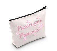MNIGIU Divertida Bolsa de cosméticos para Novia, Bolsa de Maquillaje para pasajeros, Princesas, Princesa del Pasajero
