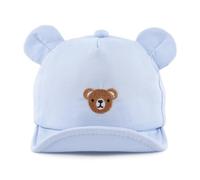 MniJiza Oso Gorra de Béisbol Gorra De Sol Bebe Niña Niño Primavera Verano 0-2 Años (1-2 Años, Oso Celeste)