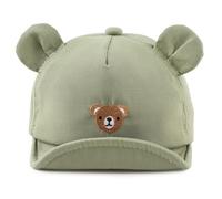 MniJiza Oso Gorra de Béisbol Gorra De Sol Bebe Niña Niño Primavera Verano 0-2 Años (1-2 Años, Oso Olive)
