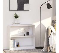 MNISDFL Divisor de espacios, organizador de estanterías, estanterías, estanterías, estanterías, color blanco, 80 x 24 x 75 cm, aglomerado para salón, oficina, dormitorio, baño