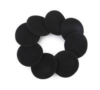 Mnixy 4 Pares de 55 mm de Repuesto de Almohadillas de Espuma para Auriculares, Color Negro