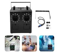 MNJIPUYVC Máquina de Burbujas de Humo DMX con Control Remoto Máquina de Burbujas de Niebla con Luces RGBW for Bodas Fiesta de DJ - Niebla, Burbujas e iluminación 3 en 1 900 W