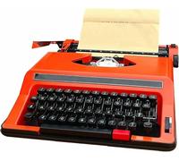 MNJVCFDS Máquina De Escribir Manual Vintage: Máquina De Escribir Portátil Clásica para Escritura Creativa Y Escritura De Cartas, con Fuentes Y Diseño Antiguos