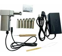 MNJVCFDS Máquina eléctrica de rastas de Mano, Kit de máquina de rastas para trenzar Cabello sintético, máquina portátil para Hacer rastas.