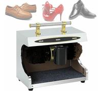 MNJVCFDS Shoe Polishing Machine, Automatic Household Fully Automatic Induction Shoe Polishing Machine, Electric Shoe Polishing Machine in Public Hotel Lobby(A)