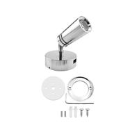 MNMIOIO DC12V 24V cuerpo intelinte táctil RV barco Luz de lectura LED Flexible, lámpara de pared for RV Camper Interior autocaravana con puerto de cargador USB(5500-7000K,WITH STEAMER_0-5W)