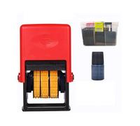 MNMIOIO Handheld Mini Bottle Metal Can Food Plastic Bag Date Stamp Black Quick-Drying Ink Seal Stamping Date Printer Dot Matrix Font