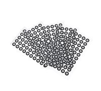 MNMIOIO Marcadores Escaneo 3D, Marcador de Puntos 5 Hojas, escáner 3D Referencia, escaneo película Reflectante, marcadores reflexión Resistentes al Desgaste, Marcado Seguimiento óptico