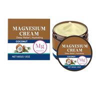 Mnozreo Crema Calmante para Dormir de Magnesio,Crema de Magnesio para Niños,Bálsamo de Aceite de Magnesio Calmante,Calambres Contra el Dolor,60G