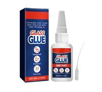 Mnozreo Pegamento de Reparación de Vidrio,Universal Transparente,Super Adhesivo es Aplicable para Plástico,Instantáneo Extra Fuerte,Pegamento para Vidrio Transparente Resistente al Agua,30G,1PC