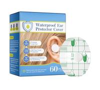 Mnozreo Pegatinas Impermeables para Bebés,Tapones Oidos Natación Bebe,Transparentes Pegatinas Orejas Agua,Parches Desechables para los Oídos para Adultos,60PC