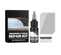 Mnozreo Reparador Cristal para Vidrio de Automóvil,20ML,1PC,Reparar Grietas en Forma de Media Luna,Auto Glass Nano Repair Fluid