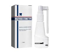 Mnozreo Spray Bucal Blanqueador Dental,Limpiador Dental para Eliminar Cálculos Dentales,Aerosol de Limpieza de Cálculo,Spray Disolvente Refrescante para la Boca,30ML,1PC