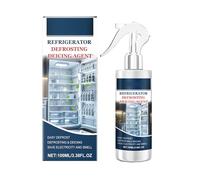 Mnozreo Spray Sbrinante per Frigorifero e Congelatore,100ML,1PC,Trae una Toalla y un Raspador,Agente Descongelante de Refrigerador