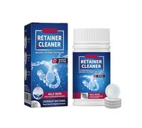 Mnozreo Tabletas Limpiadoras para Férula Dental,Limpiador Retenedor Dental,100 Unidades,Fresh Mantiene los Retenedores,Alineadores y Protectores Bucales Limpios