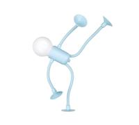 Mnrkaoic Mini Lámpara De Noche Creativa, Lámpara De Noche Infantil Con Forma Divertida, Lámpara De Mesa Que Funciona Con Pilas De Botón, Adecuada Para Decorar Dormitorios, Fiestas Y Cocinas (azul)