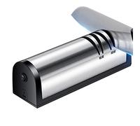 MNSRRN Afilador de Cuchillos eléctrico, afilador de Cuchillos Profesional Multifuncional, Herramienta eléctrica, para Cuchillos de Chef, para Cuchillos Rectos, Cuchillos Planos