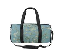 Mnsruu Bolsa deportiva de gimnasio con correa para el hombro para mujeres y hombres, bolsa de lona de lona de pintura de Van Gogh, bolsa de entrenamiento con compartimento para zapatos para pasar la