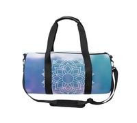 Mnsruu Bolsa deportiva de gimnasio con correa para el hombro para mujeres y hombres, bolsa de lona de geometría sagrada espiritual, bolsa de viaje para entrenamiento, bolsa de entrenamiento con
