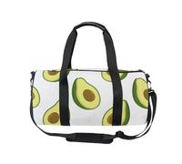 Mnsruu Bolsa deportiva de gimnasio con correa para el hombro para mujeres y hombres, bonita bolsa de lona verde aguacate, bolsa de entrenamiento de viaje con compartimento para zapatos para pasar la