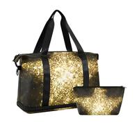 Mnsruu Bolsas deportivas Gold Glitter Star, #04, Talla única, moda