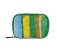 Mnsruu Caja de pastillas semanal Blossom Fields Travel 7 Day Tablet Box con compartimentos separados para contener medicamentos y vitaminas