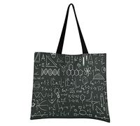 Mnsruu Física Química Matemática Fórmula Bolsa Compra Reutilizables Plegables Bolsas para Comestibles con Bolsillo de Frutas Verduras Ecológicas