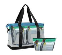 Mnsruu Group of Penguins in Beach Sports Duffel Bags, #04, Talla única, moda