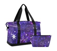 Mnsruu Luna Space and Science - Bolsas deportivas con estampado de galaxias, #04, Talla única, moda