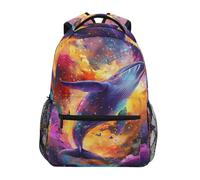 Mnsruu Mochila Dream Whale para estudiantes, niños, niñas, mochila escolar, mochila para niños, mochila de viaje informal