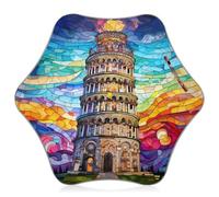 Mnsruu Paraguas europeo inclinado Torre de Pisa Italia Paraguas para niños niños niñas niños niñas UV/sol lluvia cortavientos