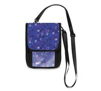 Mnsruu Patrón con símbolos de alquimia, cartera de viaje, pasaporte, tarjeta de crédito, gadget, bolsa unisex cruzada, cartera de viaje con correa ajustable, #01, Talla única, moda