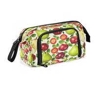 Mnsruu Pear Apple - Estuche organizador de gran capacidad para lápices, papelería, oficina, para niños y niñas