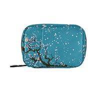 Mnsruu Pill Box Organizador Cherry Blossom Travel Tablet Boxes, semanal píldoras para soporte de suplemento de vitamina