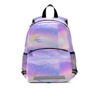 Mnsruu Silhouette Of A Princess Mermaid - Mochila para niños pequeños, mochila escolar, preescolar, guardería, guardería, mochila de viaje para niños y niñas