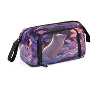 Mnsruu The Secret Garden of Arctic Fox - Estuche para lápices de gran capacidad, estuche para lápices, papelería, oficina, organizador para niños y niñas