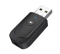 Mnsun Transmisor y Receptor Adaptador Bluetooth 3 en 1 USB Bluetooth 5.0 dongle Stick Adaptador de Audio USB transmisor Receptor con Cable de Audio Digital de 3,5 mm, pequeño y Efectivo
