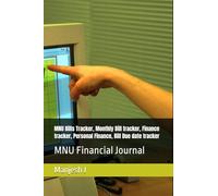 MNU Bills Tracker, Monthly Bill tracker, Finance tracker, Personal Finance, Bill Due date tracker: MNU Financial Journal