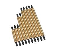 MNUHGYHD 10 unids/Set de conexión de suspensión de dirección de latón, Kit de Enlace for TRX-4 1/10, Coche trepador de Control Remoto, Piezas de Repuesto mejoradas