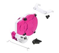 MNUHGYHD Caja de Cambios de Metal con Soporte for FMS FCX24 1/24 Power Wagon FCX18 Land Cruiser LC80 K5 Blazer RC Crawler(Pink For FCX18)
