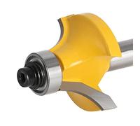 MNUPL 1/6 Uds 8mm esquina redonda sobre broca de enrutador con cojinete for herramienta de carpintería de madera cortador de fresado de carburo de tungsteno(8X28.6)