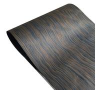 MNUPL 1 Pieza de Chapa de Madera de ébano con patrón de raíz de árbol Hecha a Mano for carpintería, Muebles, gabinetes, Papel Tapiz, renovación de artesanías de Madera(30 x 240cm)