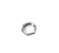 MNUPL 1 pieza M8 10 12 14 16 18 20 22 24 25 27 30 32 Tuerca de seguridad hexagonal con rosca hembra métrica Accesorio de tubería de acero inoxidable 304(M14x1.5mm(S17 H4))