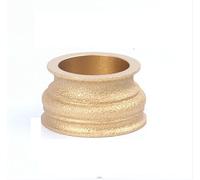 MNUPL 1 unidad de diámetro de 20mm de diámetro, 3 pulgadas/75mm, rueda de molienda de diamante soldado al vacío seco, disco de molienda de perfil de borde demi-bullnose(404 side)