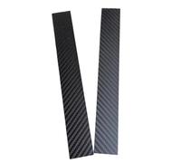 MNUPL 2 láminas de fibra de carbono pura 3K de 25 x 300 mm, grosor de la tarjeta de fibra de carbono: 1,2 mm, tablero de pulido de fibra de carbono.